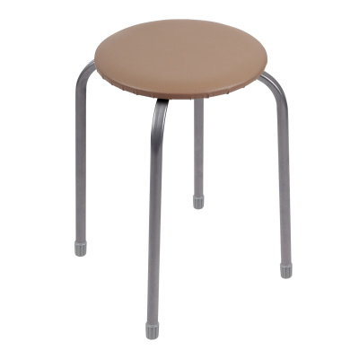 Табурет "Эконом" (440х450) (ТБ3/Б бежевый) (1/10)