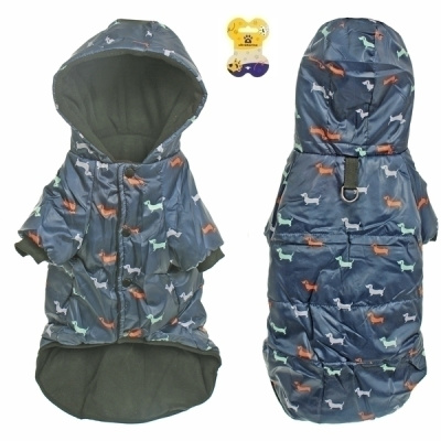 Куртка для собак мелких пород "NEHOLOD" на синтепоне, цвет чёрный, размер 3XL (59*46*40)