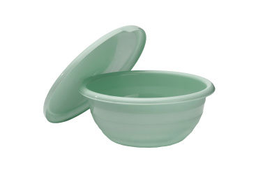 Миска 2,1 л с крышкой Мята (пласт.) (1/22)