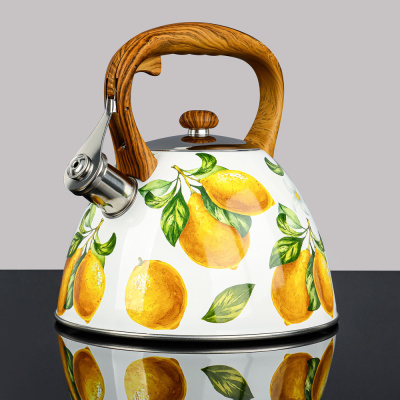 Чайник стальной 2,7л "Лимоны", индукция VETTA (1/12)