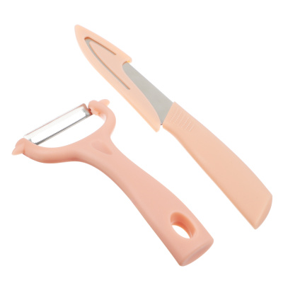 Набор кухонный, овощечистка+нож в чехле, нерж. сталь, полипропилен VETTA (1/10)