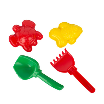 Песочный набор "Морской"( 2 формочки, совок,грабли)(20/20)