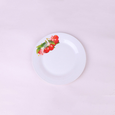 Тарелка 23см Вишня обеденная,фарф (12/48)