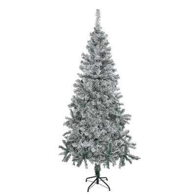 Ель 180 см, 380 веток, снежная, флокирование, ПВХ, 26-19 (1/1)