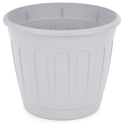 Горшок цв. "Дионис" 3,6л (серый) пласт.(уп.24)