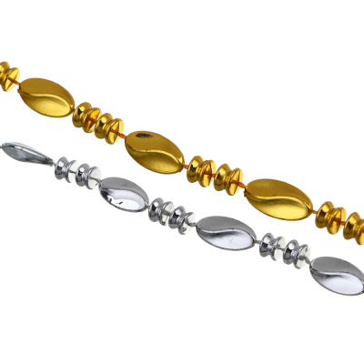 Бусы декоративные 1x270 см, 2 цв СНОУ БУМ (1/12)