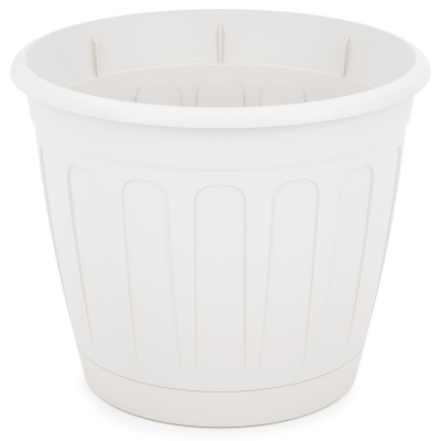 Горшок цв. "Дионис" 3,6л (белый)пласт. (уп.24)