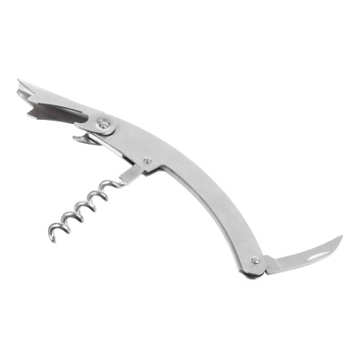 Штопор с открывалкой и ножом 11*2см (металл) (1/60/240)