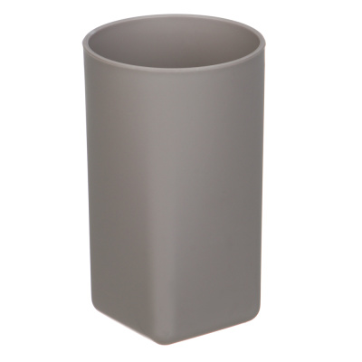 Стакан д/ванной комнаты, пластик, 350 мл, 12x7x7 см, бежевый VETTA (6/6)