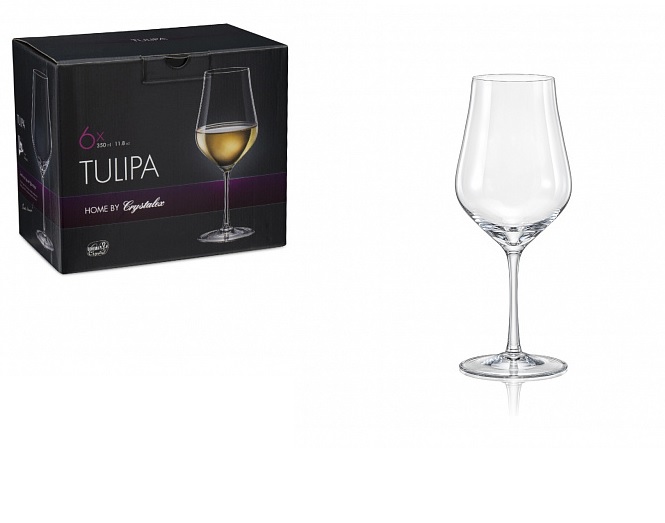 Набор бокалов для вина 350мл 6шт TULIPA стекло (8)