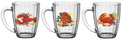 Кружка д/пива 500мл "Ностальгия" (Деликатес) стекло (6/462)