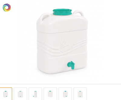 Канистра-умывальник "Парус" 15л пласт.(1/6)