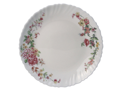 Тарелка 240мл мелкая "Изабелла" стекло(6/36)  