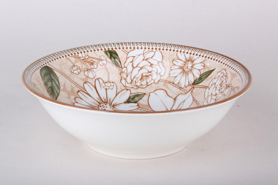 Evelyn Салатник 17см 550мл (фарф.)  (12/60)