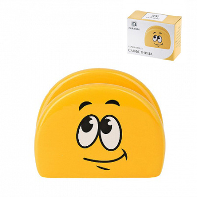 "Smile" Салфетница 10,5*4,5*8см (керам) п/у (1/96)