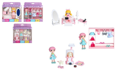 Набор игровой "Маленькие истории", ABS, PVC, 19х20х5 см ИГРОЛЕНД (1/24)