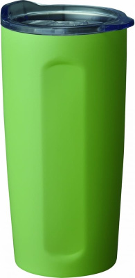 Кружка кофейная 600 мл, пластик.крышка цв.зелёный (нжс) (24)