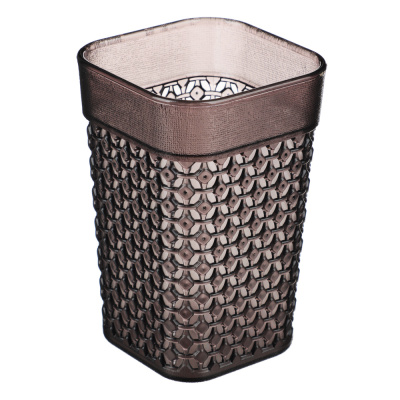 Стакан для ванной комнаты, дымчатый кварц, пластик (1/20)