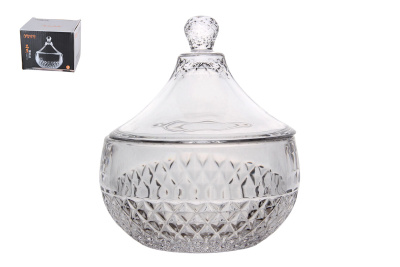 Ваза сервировочная с крышкой 10,5х13см (1/36)