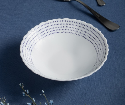 Салатник 16,5см опаловое стекло  MILLIMI Азуль (6/48)