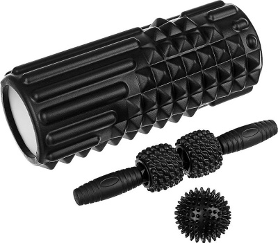 Набор д/массажа (валик, ролик, мячик) EVA+PVC+PP, 33x14см ВСЁГАЗИН (1/1/12)