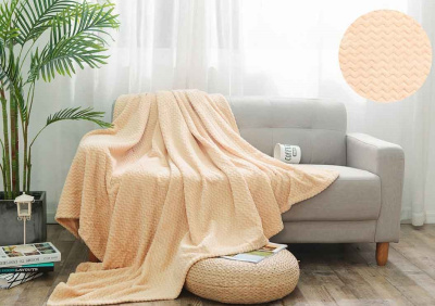 Плед Велсофт Жаккард Премиум евро ( 100% полиэстер. Размер: 200х220)(1/10)