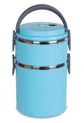 Термоконтейнер 16,5*15*23 см Объём 850мл и 1850мл, пластик,нжс(12)