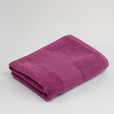 Полотенце махровое ТИФФАНИ 40х60, 400гр./м2, бордо (1/10)