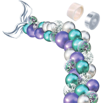 Набор шариков с аксессуарами д/оформления,44 пр, 40 шаров 12", 2 шара 16",клей,лента FNtastic(1/100)