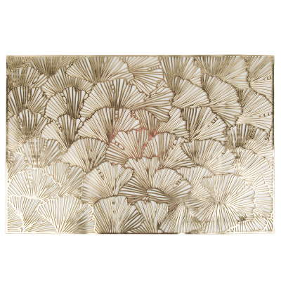 Салфетка сервировочная (плейсмат)  "Аjouré" (золото) 45*30см. (min4) (упаковочный пакет)(4/180)