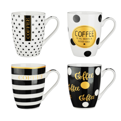 Кружка 350мл "Вкус кофе" (фрф) (4диз) (12/24)