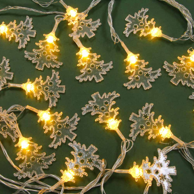 Гирлянда эл. насадка "Елочка" 5м, 20LED, шампань, пост.свеч, ПВХ проз, 220В СНОУ БУМ (1/1)