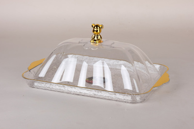 Блюдо сервировочное 33.5х20.5х13.5см с/кр пластик (1/60)