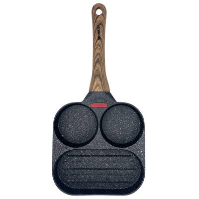 Сковорода 190мм ТМ Appetite Nordic Stone д/завтраков с АП,сталь (1/12)