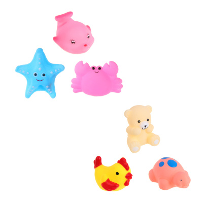 Набор пищалок-фигурок 5*12*5см,пластик,ПВХ (2диз) (1/144/288)