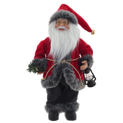 Дед Мороз, L17 W10 H32 см (текст.полим.мат.) (1/4)