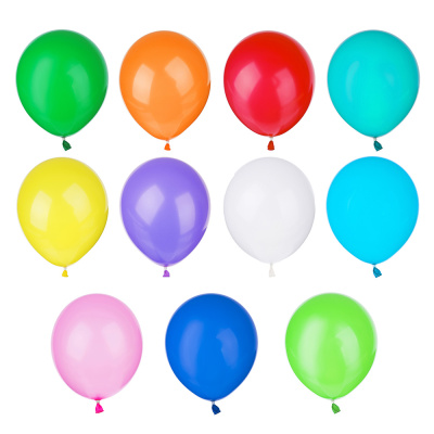 Шары воздушные 10шт 12" цветные в пакете (10/10/100)