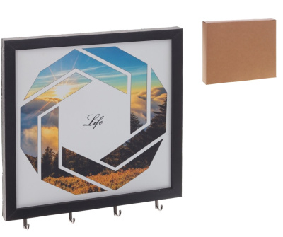 Ключница L27 W2,5 H29см (дерево,металл,полим.мат.) (1/12)