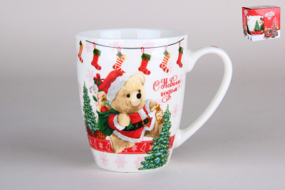 Кружка 360мл Новый год п/у (12/72)