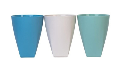 Стакан 400мл МИКС пластик(1/36)