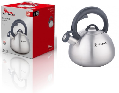 Чайник 3,0 л со свистком,нжс,3-х слойн.капсул.индукц.дно,фикс.комбин.ручка, п/у. (1/6)