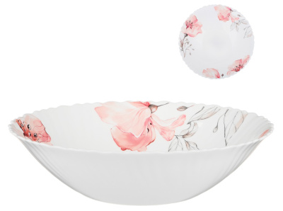 Салатник 24см опаловое стекло MILLIMI Роселла (3/24)