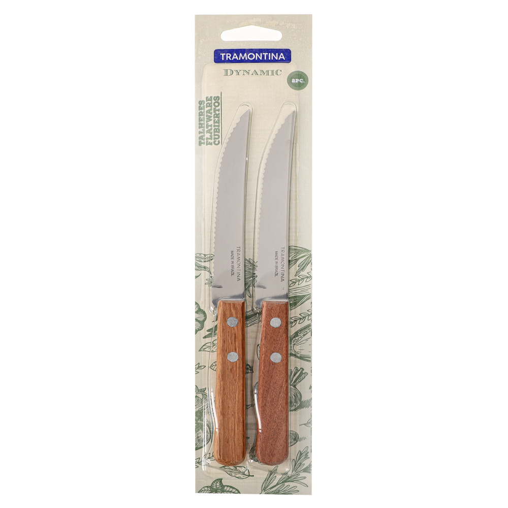 Нож для мяса 12.7см, Tramontina Dynamic блистер, цена за 2шт., (6/6/300)