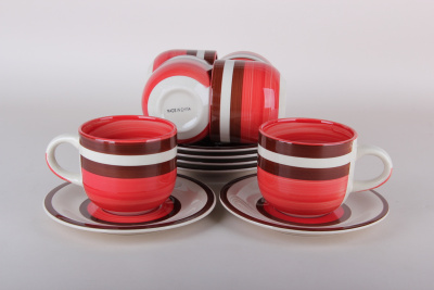 Набор чайный 6/12 350мл (фарф.) п/у (1/6)