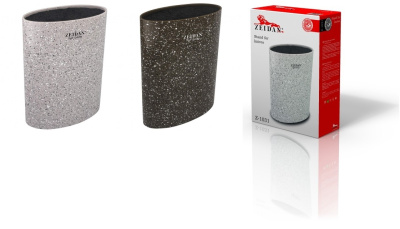 Подставка для ножей с дек. покрытием с пластиковыми волок., размер 16х7Х22,5 см. Под.упаковка(1/12)