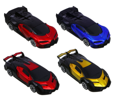 Машина "Ночной гонщик", на радиоупра., 2-канальный пульт, 5АА, PP, 33x12x5 см, 2 диз ИГРОЛЕНД (1/36)