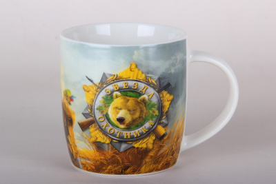 Кружка 350мл Охотнику (фарф) (12/48)
