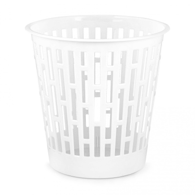 Корзина д/мусора "Матрица" 9л (белый) пласт.(уп.8)