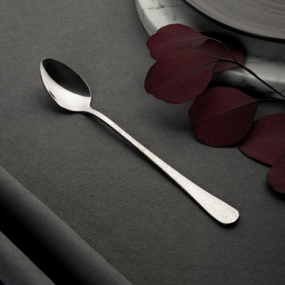 Ложка чайная с удлиненной ручкой "Узор", 19,5см, нерж.сталь (10/200)