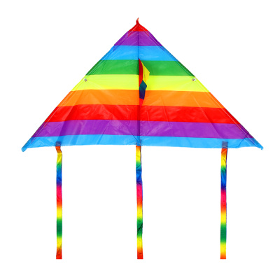 Воздушный змей "Радужный треугольник" 90см (нейлон) (1/12/420)